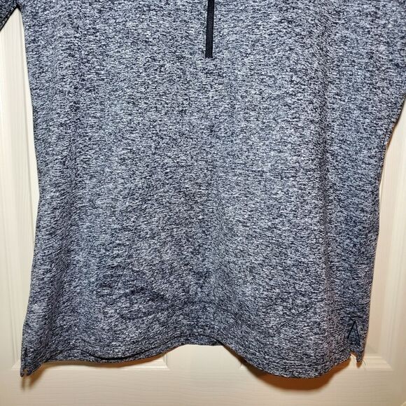 Columbia Kids Heathered Gray Quarter-Zip Pullover Size M - Picture 3 of 10